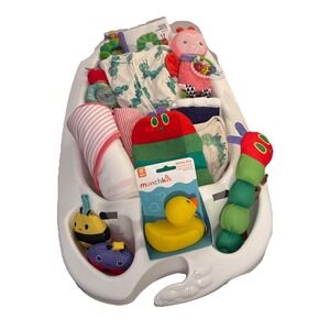 Bath Time New Baby Gift Eric Carle Very Hungry Caterpillar Themed Filled Bathtub